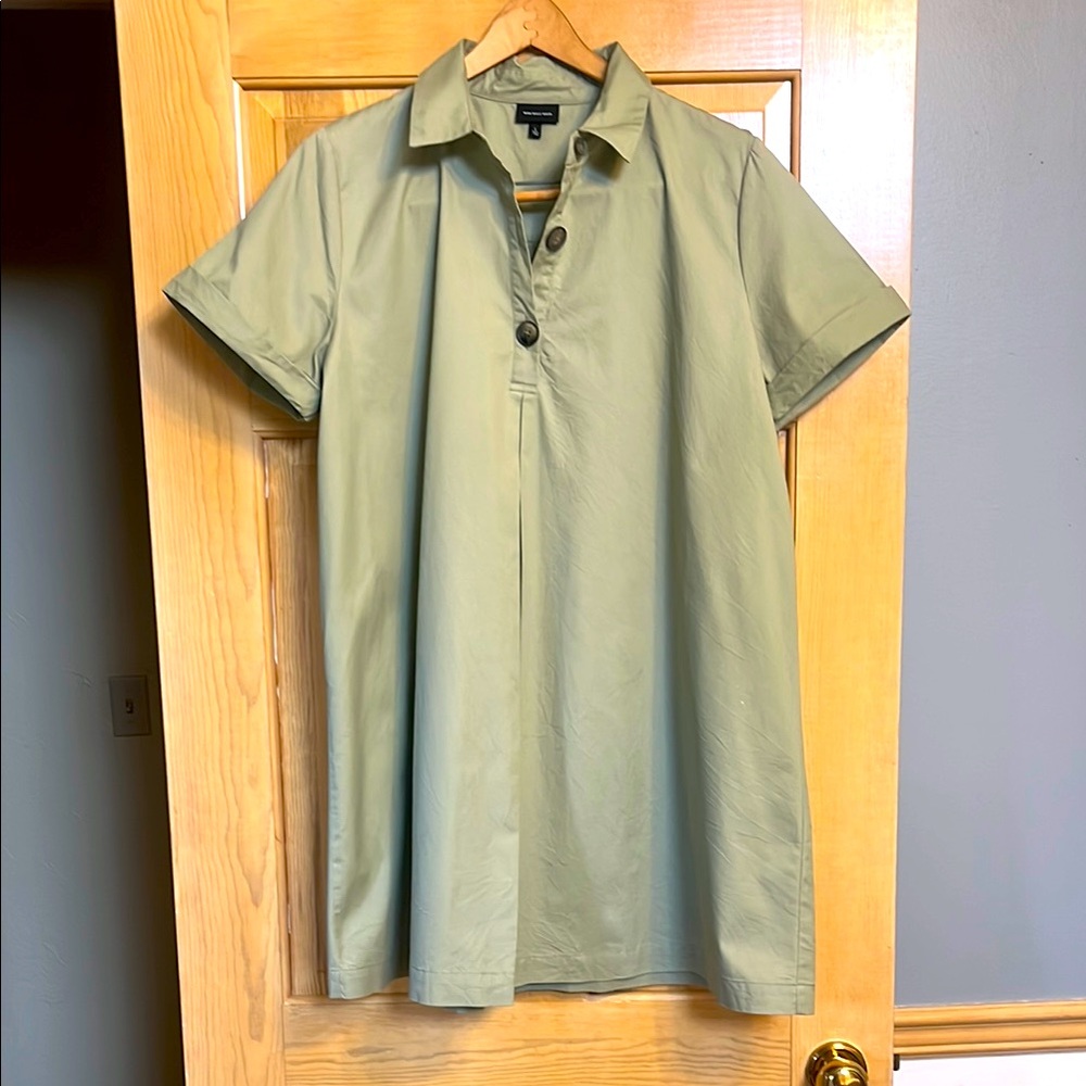 Who What Wear Green Casual Dress